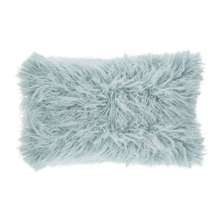 Whipton Mongolian Faux Fur Lumbar Pillow No Insert 20"x12"