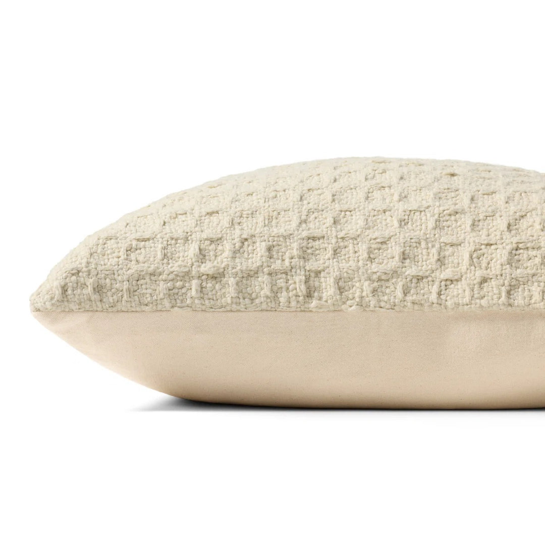 Amber Lewis x Loloi Alinah Decorative Pillow Ivory