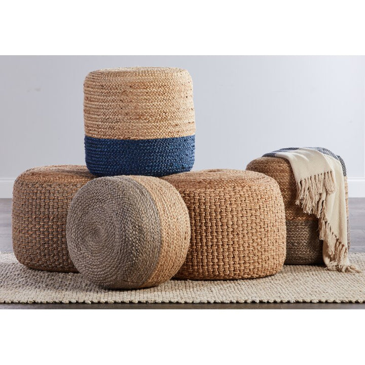 Macek 18inch Round Pouf Ottoman