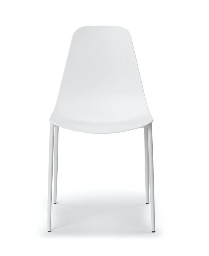 Svelti Pure White Dining Chair Set Of 2