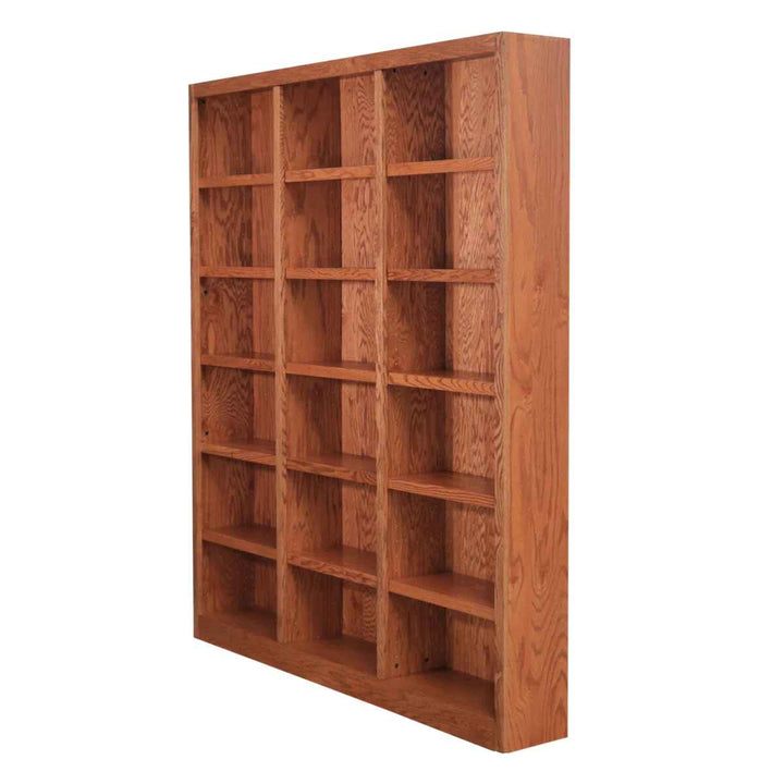 Aliette Triple Wide Wood Bookcase
