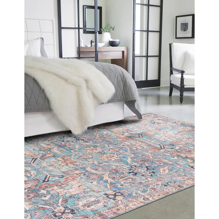 Evie Lou Blue Area Rug-9'2"X12'