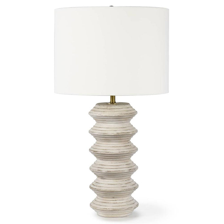 Regina Andrew Nova French Country White Wood Table Lamp