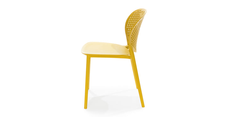 Dot Sun Yellow Dining Chair Set Of 2