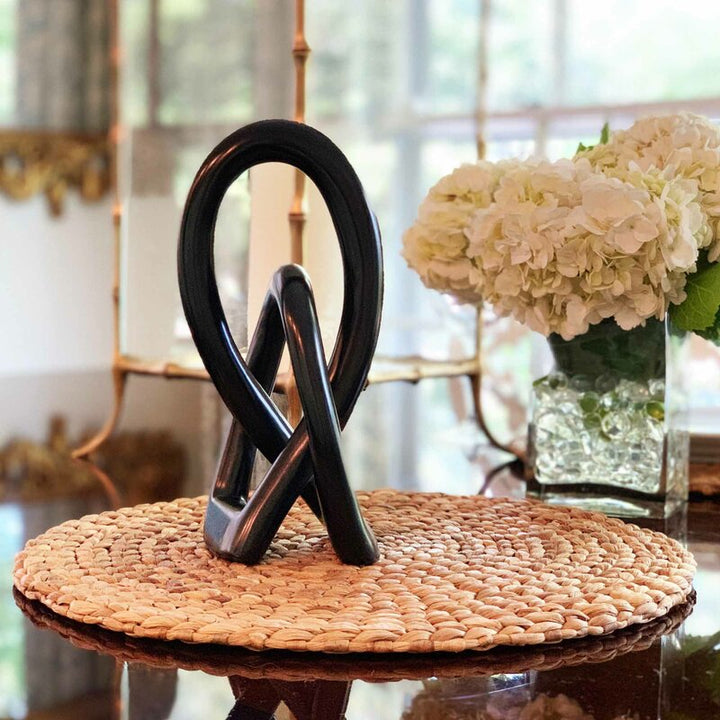 Jeffords Soapstone Knot Sculpture