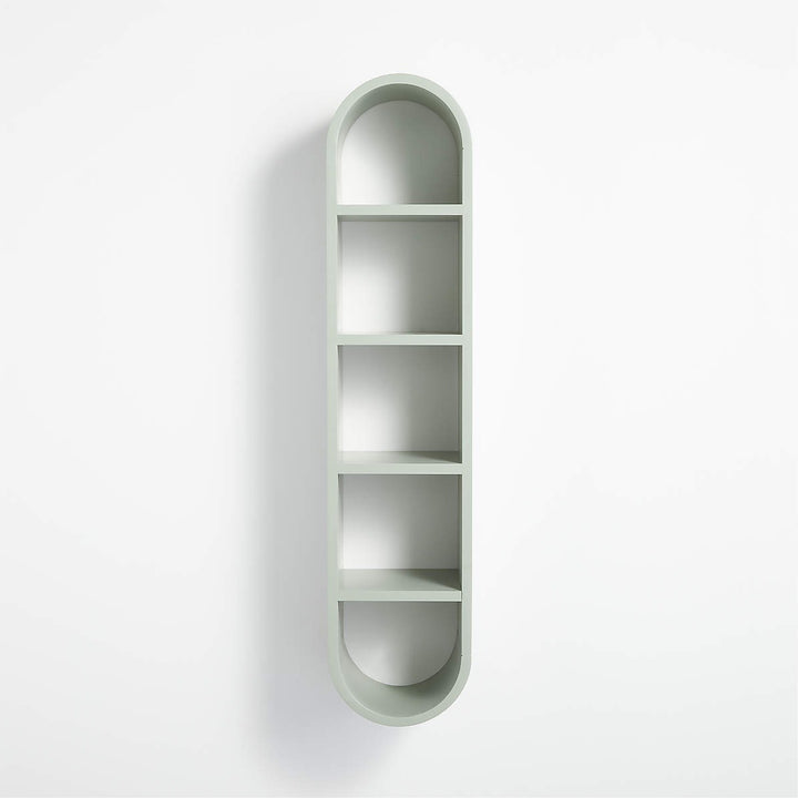 Mallory Kids Large Sage Green Wall Shelf