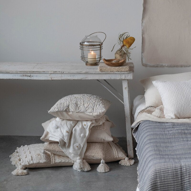 Gaskin Throw Pillow Cover With Insert-20"x20"