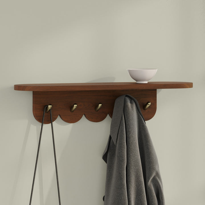 Shelly Shelf and Coat Rack