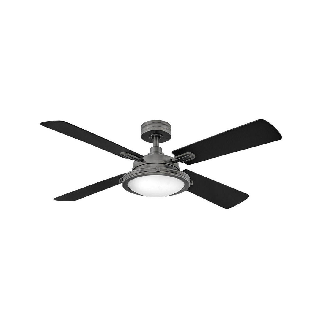 Genevieve Led Ceiling Fan Pewter Matte Black