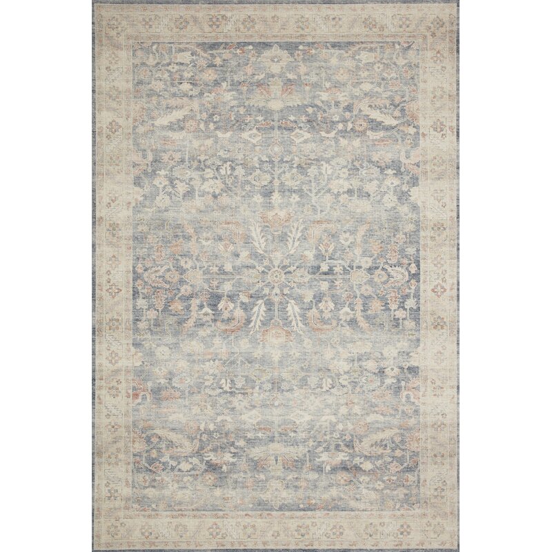 Jacques Oriental Blue Area Rug-7'6''x9'6''