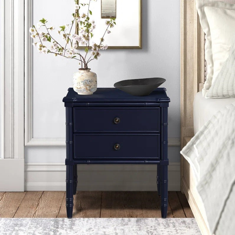 Peggy Solid Manufactured Wood Nightstand