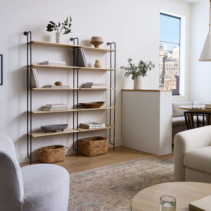 Willow Modular 5-Shelf Wall Unit