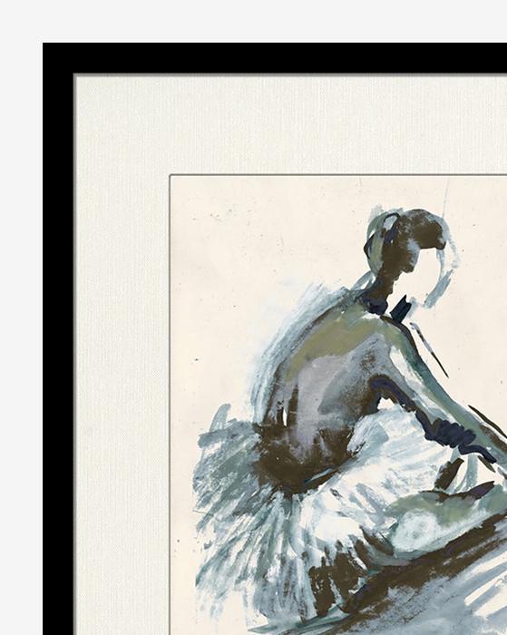 Ballerina Sketch 2 Framed 17"x21"