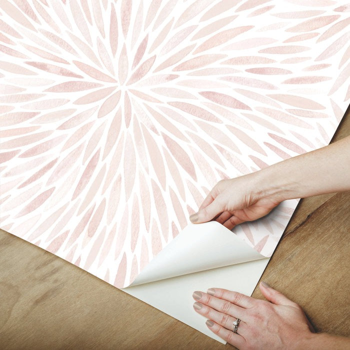 Peel and Stick Floral Roll