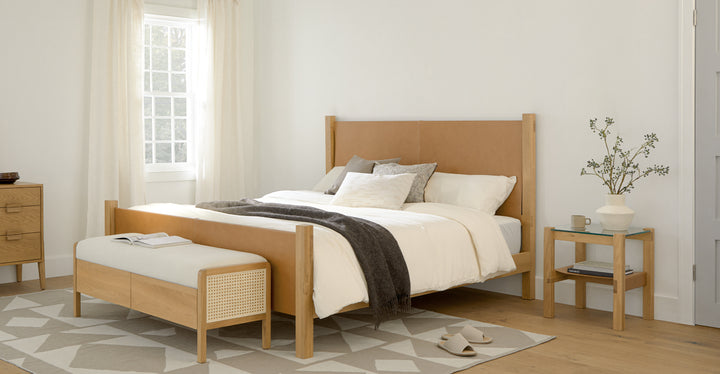 Candra Oak Bench
