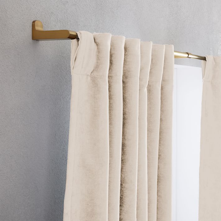 Worn Velvet Curtain