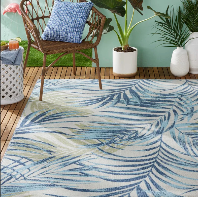 Tommy Bahama Malibu Palm Springs Floral Area Rug
