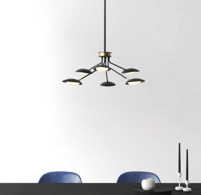 Cillian Light Sputnik Modern Linear LED Chandelier