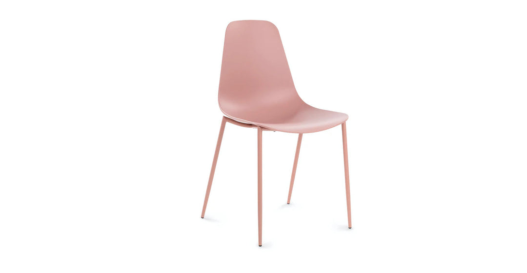 Svelti Dusty Pink Dining Chair Set Of 2