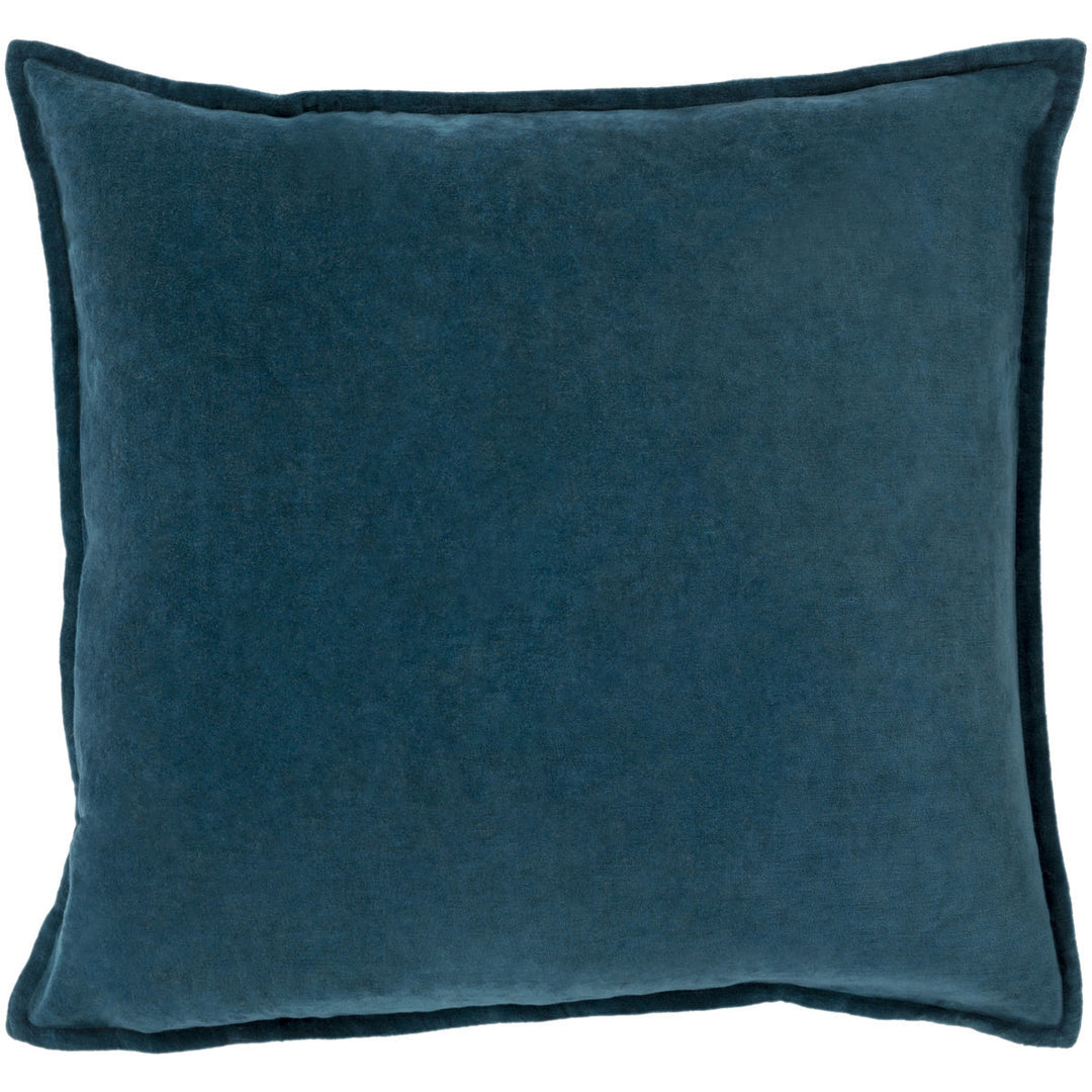 Cotton Velvet Pillow With Insert 18 x18