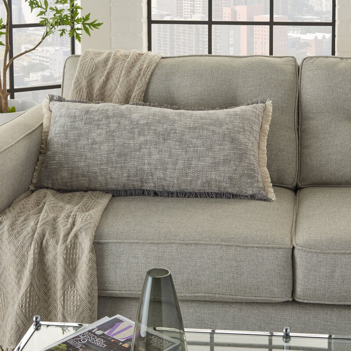 Heimbach Cotton Lumbar Pillow Cover With Insert-30"x14"