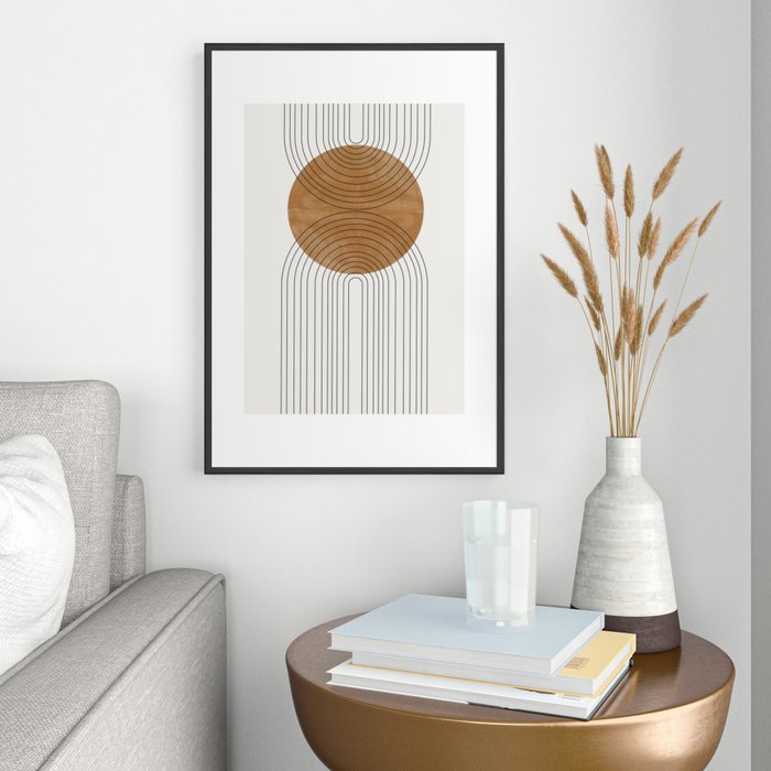 Abstract Flow Framed Art Print 13"x19"