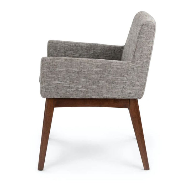 Chanel Volcanic Gray Dining Armchair Set Of 2