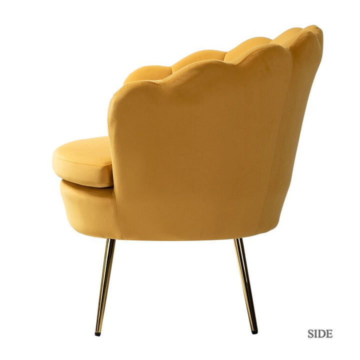 Hendrix Velvet Barrel Chair