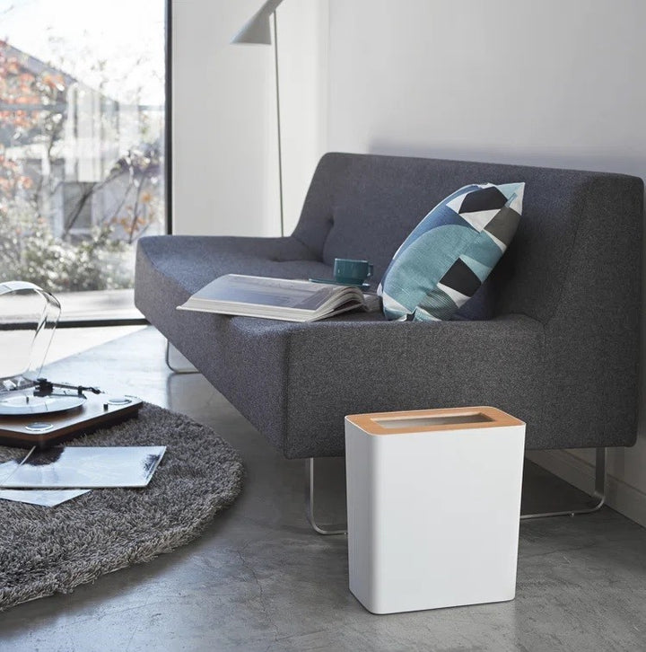 Rin Yamazaki Home Slim Rectangular Trash Can
