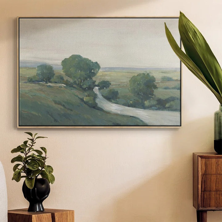 Running Creek I Framed On Canvas Print