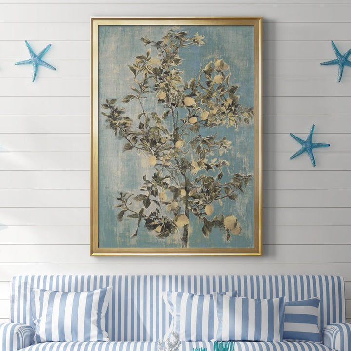 Lovely Lemon Tree Framed On Canvas