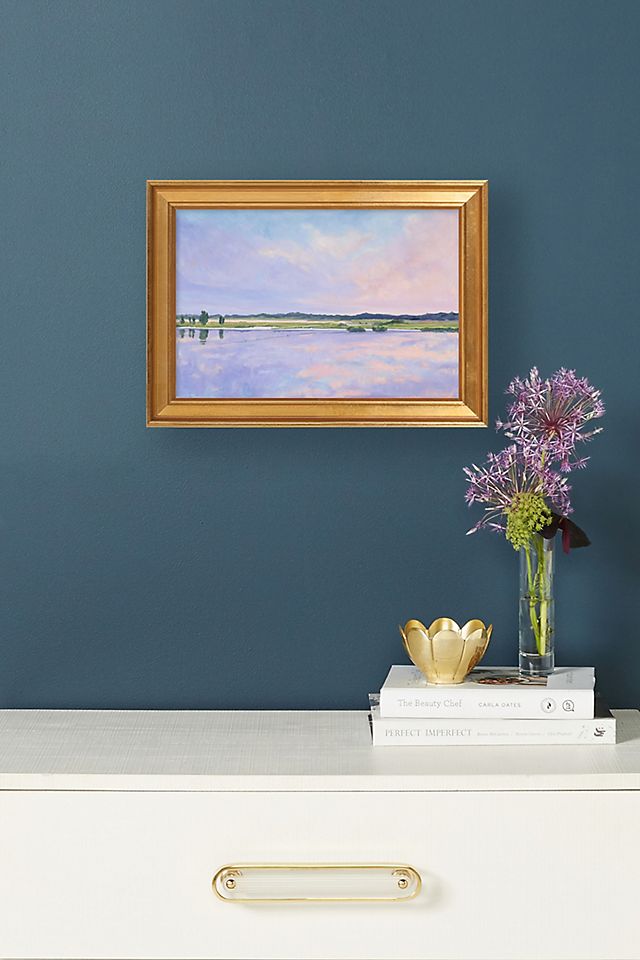 Lavender Twilight Wall Art With Frame