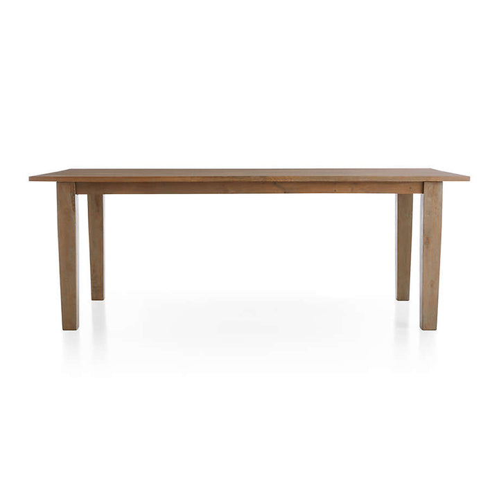 Basque Light Brown Solid Wood Dining Table