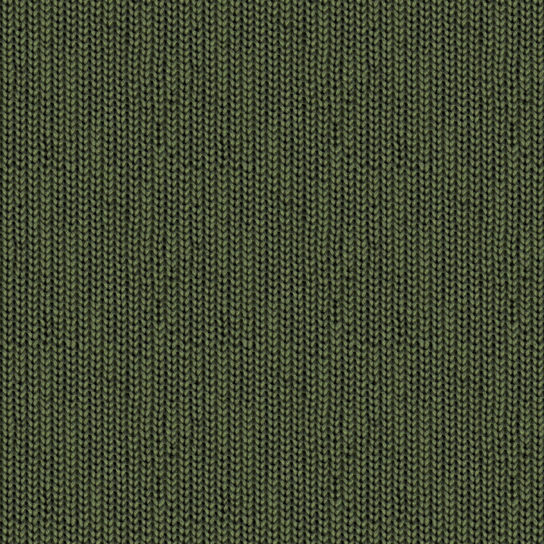 Sweater Knit Green Throw Blanket