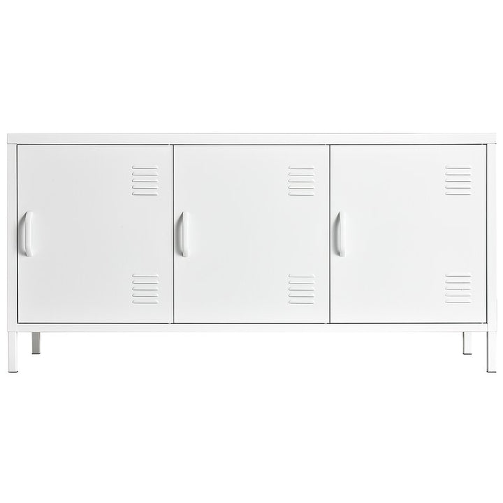 Metal 3 Door Accent Cabinet