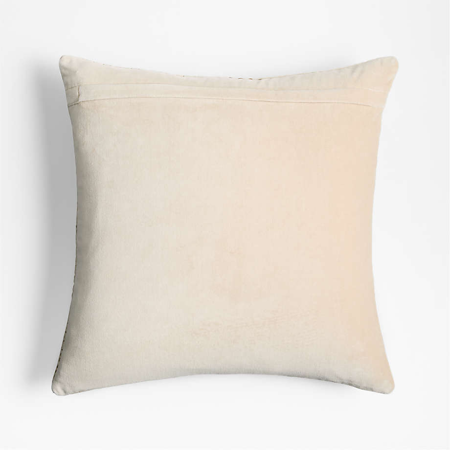 Sashiko Organic Throw Pillow Cover