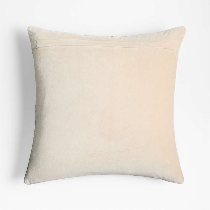 Sashiko Organic Throw Pillow Cover