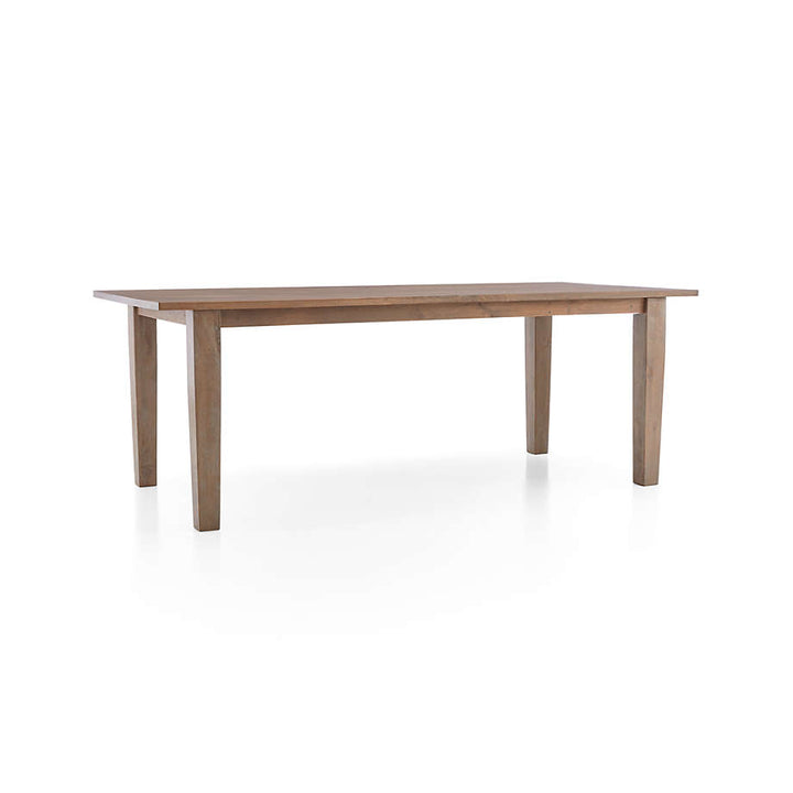 Basque Light Brown Solid Wood Dining Table