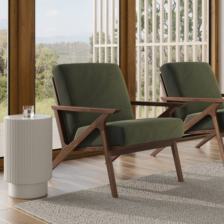 Otio Velvet Lounge Chair