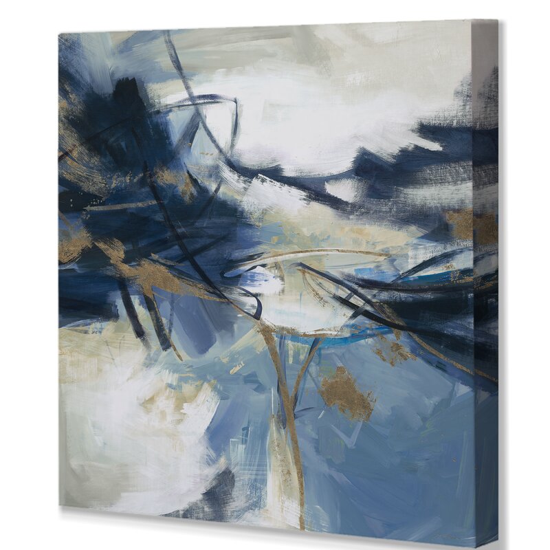 Gold Rush V1 Painting Print on Wrapped Canvas Unframe