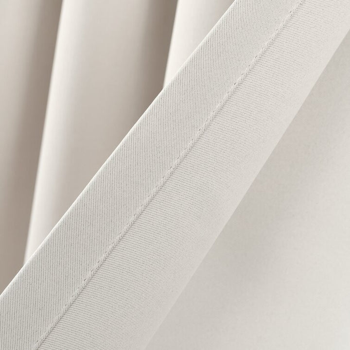 Exmouth Solid Color Blackout Rod Pocket Curtain Panels  (Set of 2) - 108"