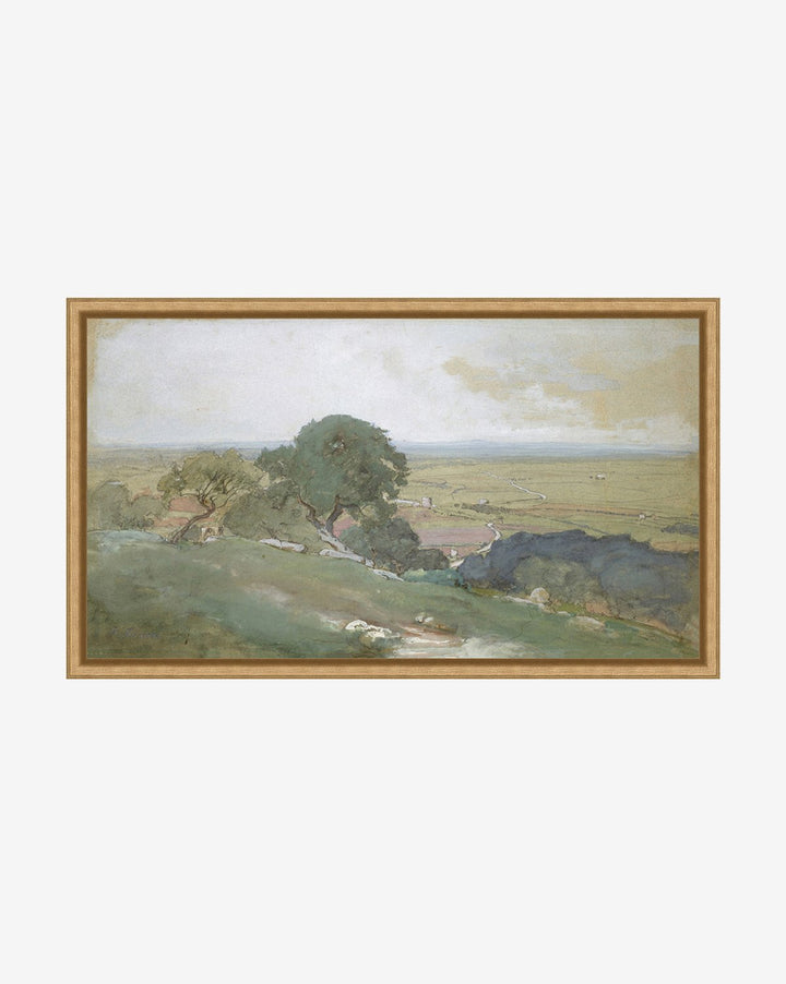 Backroads With Frame-18"x10"