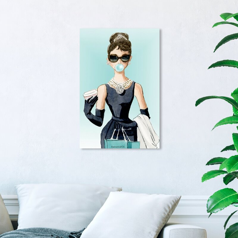 PEOPLE AND PORTRAITS BUBBLE GUM JEWELRY CELEBRITIES ART PRINT UNFRAME