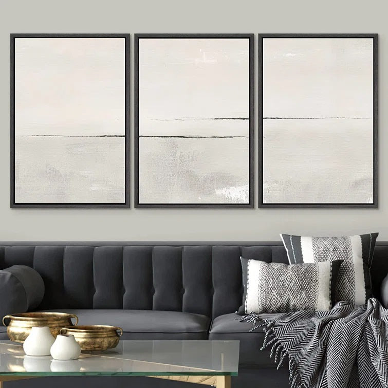 Duotone Pastel Wall Art 3 Pieces Print