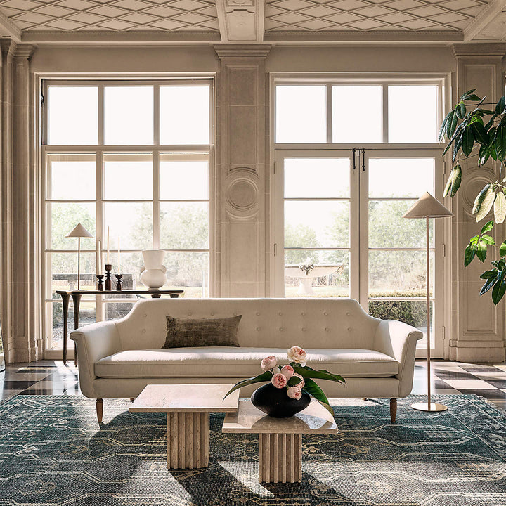 CALA SMOKED GREEN HAND KNOTTED NEW ZEALAND WOOL AREA RUG