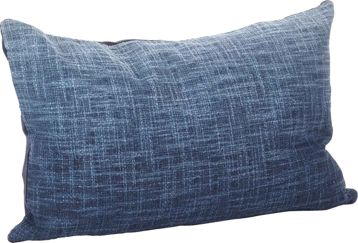 Herminio Ombre Cotton Down Lumbar Pillow with Insert-14"x23"