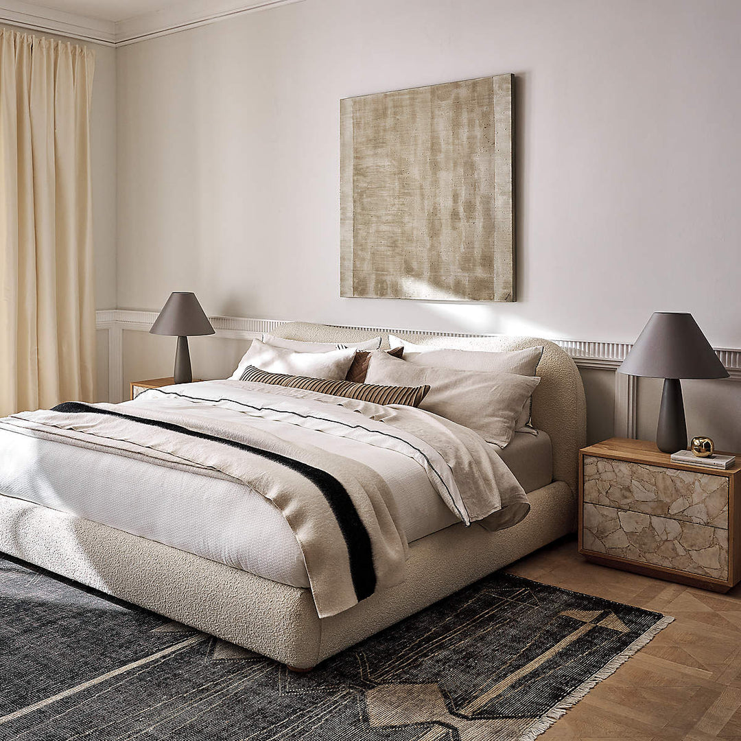 POLAR BLACK CEMENT TABLE LAMP