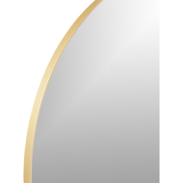 INFINITY ROUND BRASS WALL MIRROR