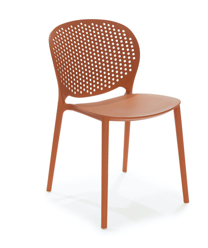 Dot Tanga Orange Dining Chair Set Of 2