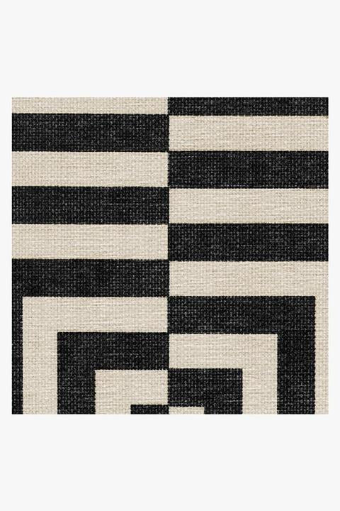 Jonathan Adler Op Art Charcoal Rug 8'x10'